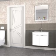 Biani Arya Mat Beyaz 65 CM Banyo Dolabı