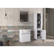Biani Buca 55cm Beyaz Banyo Dolabı