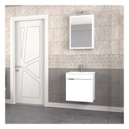 Biani Mat Beyaz Fix Loft 55 CM Banyo Dolabı