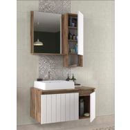 Biani Nevada 90 cm Beyaz Banyo Dolabı