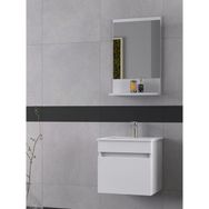Biani Tome 50 cm Mat Beyaz Banyo Dolabı