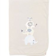 Bibaby 64623 85x90 cm Elephant in Live Bebek Battaniyesi