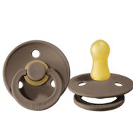 Bibs Ay Dark Oak Colour 0-6 Bebek Doğal Kauçuk Emzik