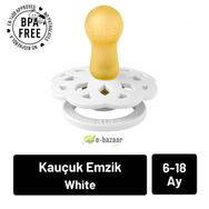 Bibs Boheme White 6+ Ay Kauçuk Emzik