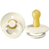 Bibs Colour Doğal Kauçuk 0-6 Ay Ivory Krem Emzik