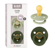 Bibs Colour İkili Kauçuk Sage Hunter Green 0-6 Ay Emzik