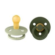 Bibs Colour İkili Kauçuk Sage Hunter Green 0-6 Ay Emzik