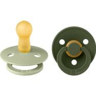 Bibs Colour İkili Kauçuk Sage Hunter Green 6-18 Ay Emzik