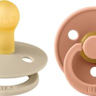 Bibs Colour İkili Kauçuk Vanilla Peach 0-6 Ay Emzik
