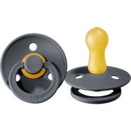Bibs Colour Kauçuk Iron 6 - 18 Ay Gri Emzik