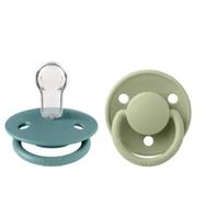 Bibs Island Sea & Sage 0-36 Ay De Lux 2'li Silikon Emzik