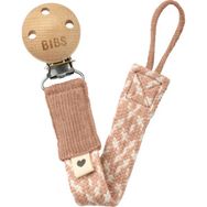 Bibs Paci Braid Blush Ivory Emzik Askısı