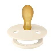 Bibs Simetrik Kauçuk Ivory 6-18 Ay Bej Emzik