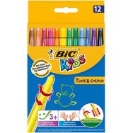Bic 12 Renk Çevirmeli Mum Boya