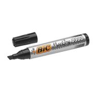 Bic 2300 Kesik Uç Siyah Marker Kalem