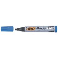 Bic 2300 Mavi Kesik Uç Permanent Marker Kalem
