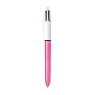 Bic 4 Renkli Shine Pembe Tükenmez Kalem