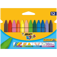 Bic 8297732 12'li Kutu Elleri Kirletmeyen Üçgen Pastel Boya