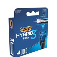 Bic 921180 Flex 3 Hybrid 4lü Kutu Yedek Tıraş Bıçağı Kartuşu