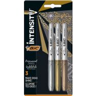 Bic 944033 Markör Permanent Intensity Altın Gümüş Bronz 3'lü Kalem Blister
