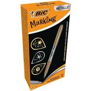 Bic 950466 Altın Gümüş 12'li Marking Kalem