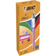 Bic 951352 4 Colours Shıne Pembe Gövde TükenmezKalem