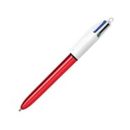 Bic 964773 Metalik Kırmızı 4 Colours Tükenmez Kalem
