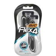Bic Flex4 4 Bıçaklı 3'lü Tıraş Bıçağı