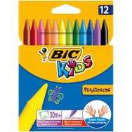 Bic Kids Plastidecor 12'li Elleri Boyamayan Pastel Boya