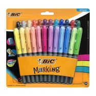 Bic Marking Color Permanent 24'lü Blister Karışık Renkli Markör Kalem