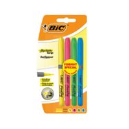Bic Marking Highlighter Grip Neon Renkler 4'lü Fosforlu Kalem