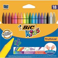 Bic Plastidecor 18'li Uzun Boy Silinebilir Pastel Boya