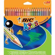 Bic Tropicolors2 Tam Boy 24'lü Kuru Boya Kalemi