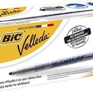 Bic Velleda 1721 Beyaz Siyah 24'lü Kutu Çocuk Tahta Kalemi
