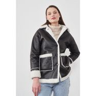 Bigdart 5117 Beyaz Kadın Mont