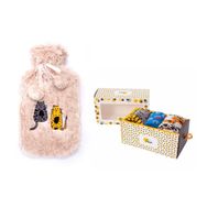 Biggdesign Cats Bordo Peluş Sıcak Su Torbası