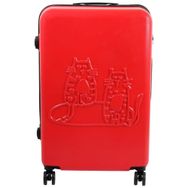 Biggdesign Cats Küçük Boy 20 İnç Kırmızı Valiz