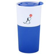 Biggdesign Dogs 450 ml Plastik Renkli Mug Termos