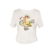 Biggdesign Nature Pedaldaki Bahçe Beyaz Kadın T-shirt