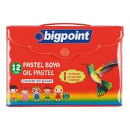 Bigpoint 12 Renk Çantalı Pastel Boya