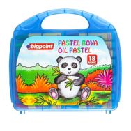 Bigpoint 18 Renk Mavi Çantalı Pastel Boya