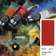Bigpoint 313 Orange Red 45 ml Cezanne Extra Fine 6'lı Yağlı Boya