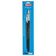 Bigpoint 358F Serisi 2-6-10 3'lü Blister Düz Kesik Fırça Seti
