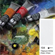 Bigpoint 45 ml Titanium White 104 6'lı Kutu Cezanne Extra Fine Yağlı Boya
