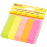 Bigpoint 5 Neon Renk 15x75 mm 24'lü Paket Yapışkanlı Not Kağıdı