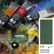 Bigpoint 570 Green Deep 45 ml Cezanne Extra Fine 6'lı Yağlı Boya