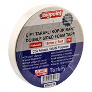 Bigpoint 6 Adet 19mm x 5m Çift Taraflı Köpük Bant