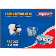Bigpoint 65x95 mm 125 Mikron 100'lü Kutu Laminasyon Filmi