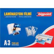 Bigpoint A3 125 Mikron 100'lü Kutu Laminasyon Filmi