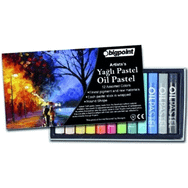 Bigpoint Artists's Yağlı Oil 12'li Metalik ve Fosforlu Renkler Pastel Boya